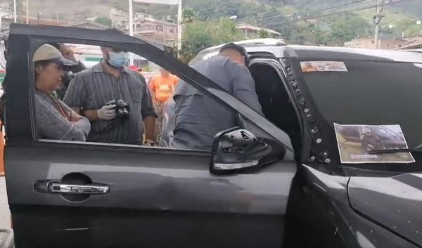 Imágenes de la captura de Reina Bonilla, suegra de Santos Orellana