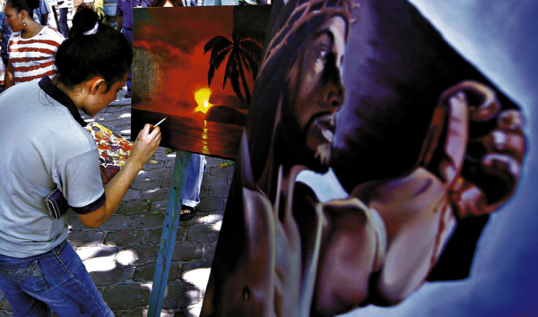 Alumnos de ENBA con su arte claman atención del gobierno