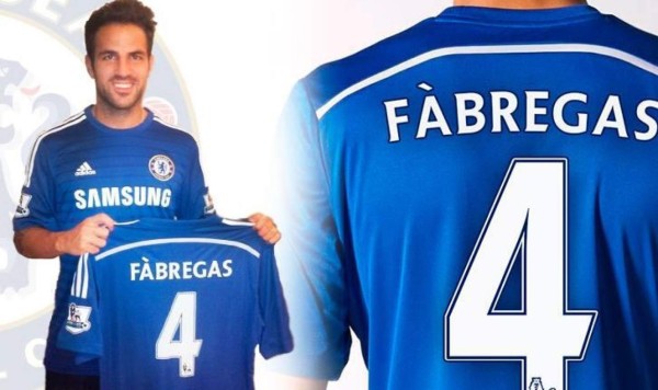 Cesc Fábregas ficha para el Chelsea por 5 años