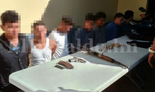 Honduras: Así fue la captura de siete supuestos pandilleros en Tegucigalpa