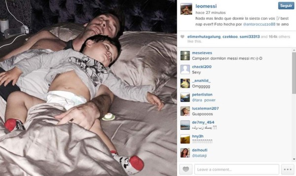 La foto de Messi que está dando de qué hablar