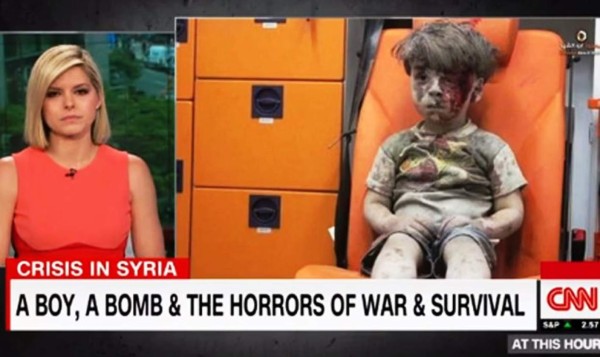 Reportera de CNN llora al contar la historia del niño Sirio Omran