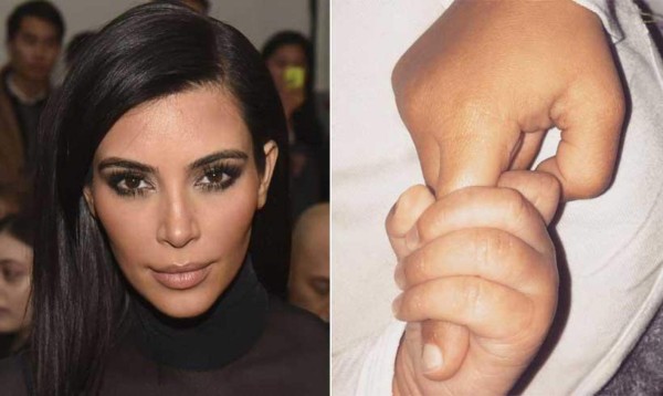 Kim Kardashian compartió la primera foto de Saint West