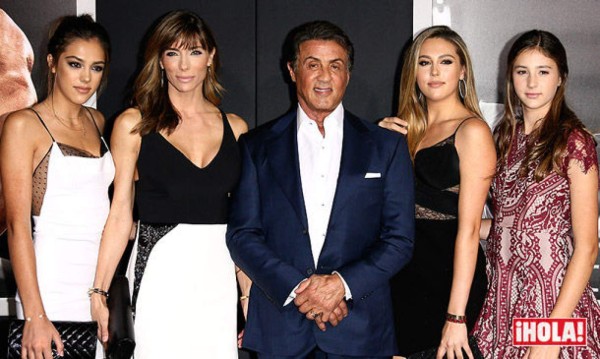 Bellas hijas de Sylvester Stallone roban miradas