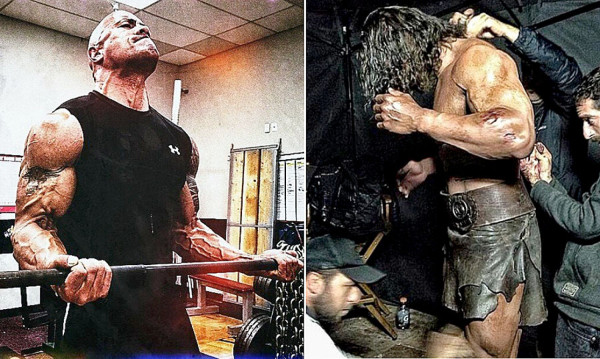 FOTOS: 'La Roca' y sus poderosos músculos para 'Hércules'