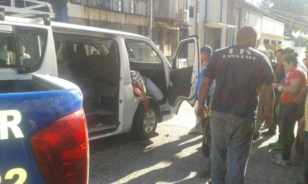Matan a pasajero de bus rapidito en el centro de San Pedro Sula