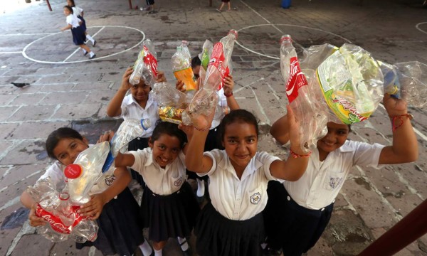 El reto ecológico cautiva a diez centros escolares de la capital de Honduras