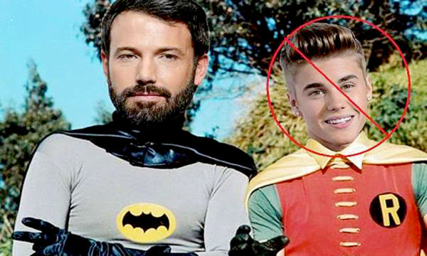 Justin Bieber no será Robín en 'Batman Vs Superman'