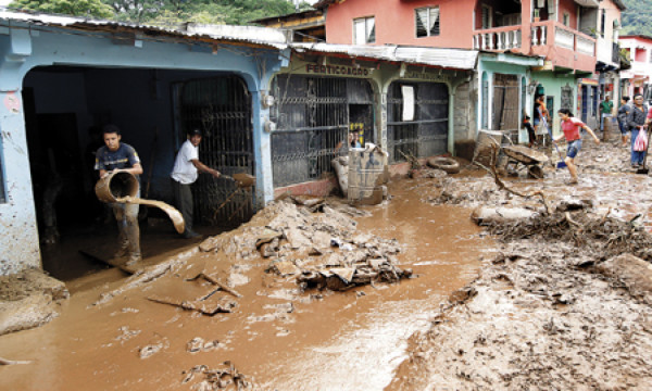 Lluvias causan desastre en La Libertad
