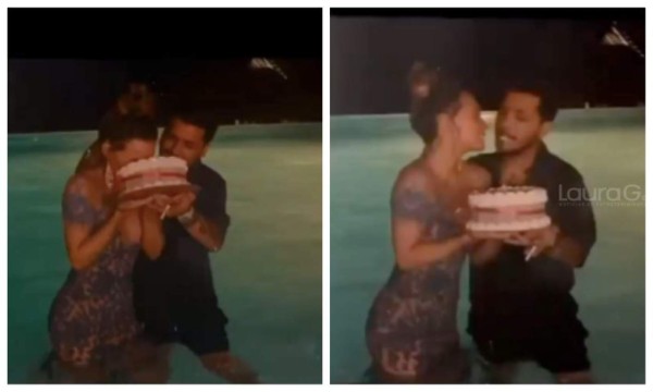 Las románticas fotos de Belinda y Christian a un mes de su romance