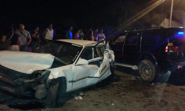 Un herido en aparatoso accidente en el bulevar FF AA
