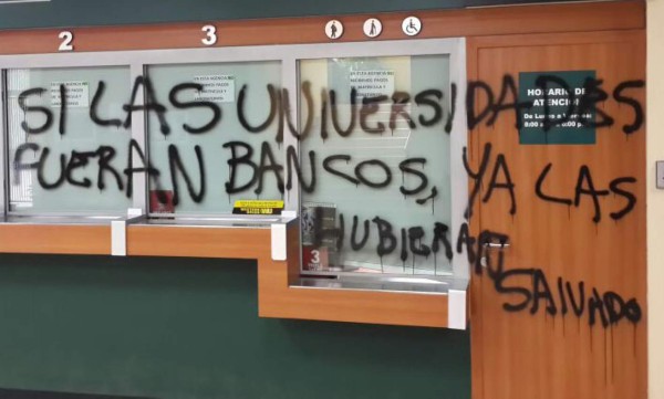 Encuentran saqueada oficina de seguridad de la UNAH