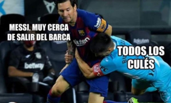 Salida de Lionel Messi del Barcelona dispara ola de memes