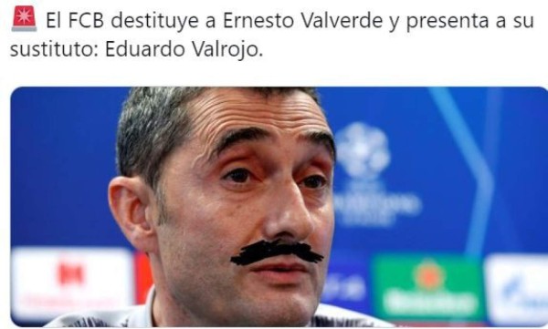 ¿Felices? Aficionados del Barcelona inundan las redes con divertidos memes tras despido de Valverde