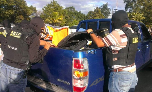 DNIC captura a tres supuestos asaltantes en la capital de Honduras