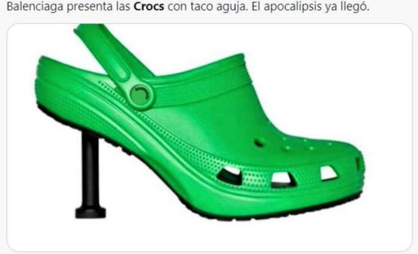 Clones: las nuevas sandalias crocs con tacón que desatan los memes en Internet