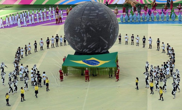 Espectacular inauguración del Mundial de Brasil