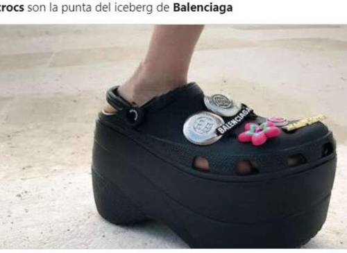 Clones: las nuevas sandalias crocs con tacón que desatan los memes en  Internet