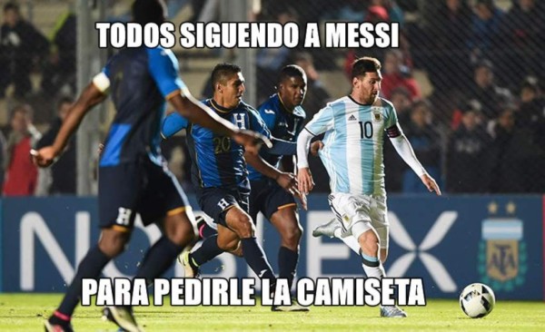Los divertidos memes del partido entre Honduras y Argentina