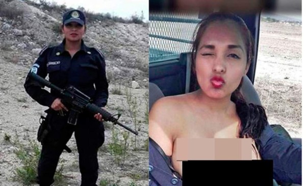 Mujer policía es suspendida por tomarse atrevido selfie