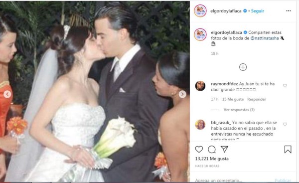 Filtran fotos del primer matrimonio de Natti Natasha&nbsp;&nbsp;