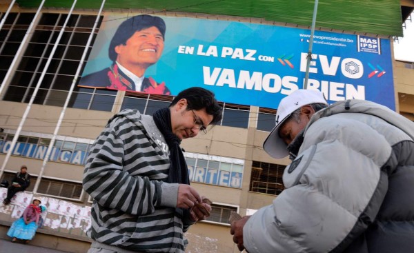 Evo Morales en busca de rotundo triunfo