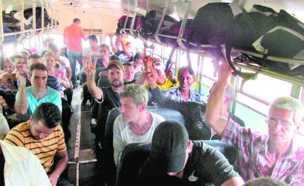 Descomunal trasiego de cubanos por Honduras