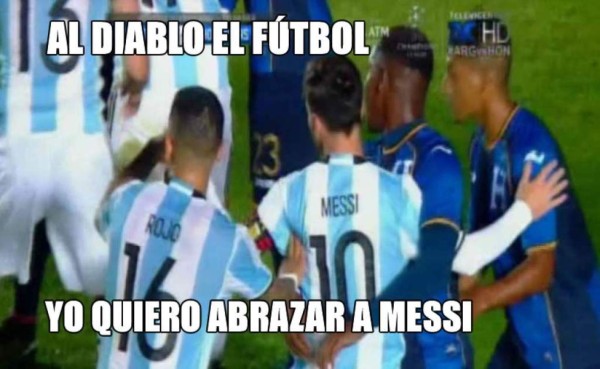 Los divertidos memes del partido entre Honduras y Argentina
