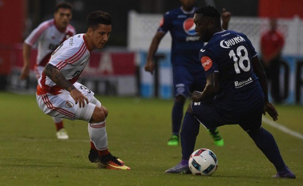 Las mejores imágenes del juego entre Motagua y River Plate
