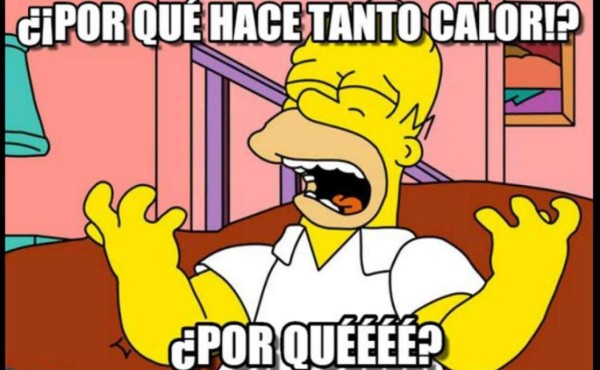 Los memes que ha generado el sofocante calor en San Pedro Sula