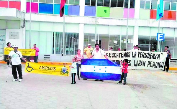 Protestan en Chiapas por masiva deportación de menores catrachos