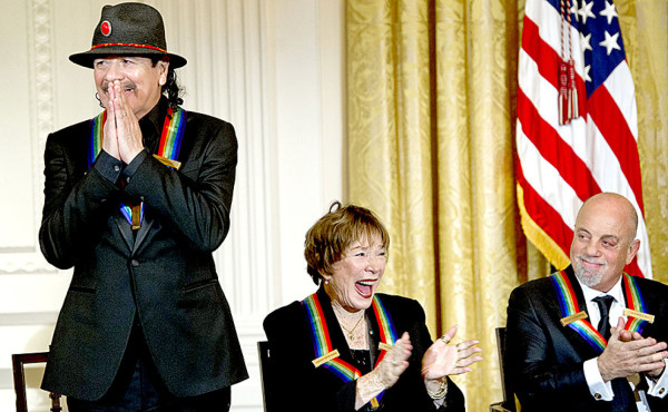 Carlos Santana premiado por el Centro Kennedy