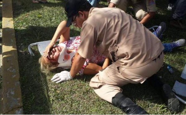 Doce heridos en accidente de rapidito en San Pedro Sula