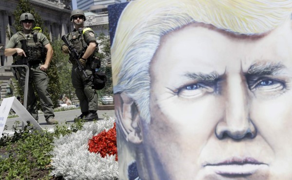 México expresa en Cleveland su malestar contra Trump&nbsp;&nbsp;