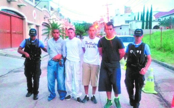 Con marihuana apresan a cuatro pandilleros