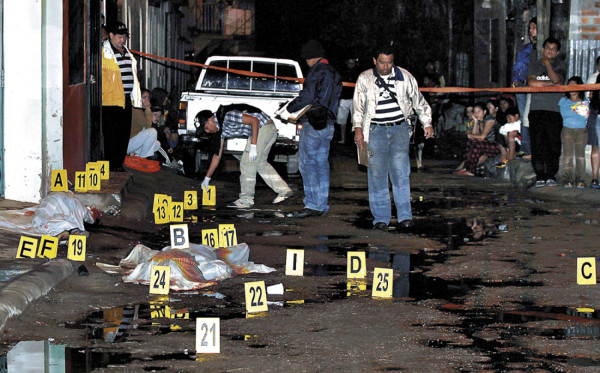 Viernes violento deja nueve muertos en la capital