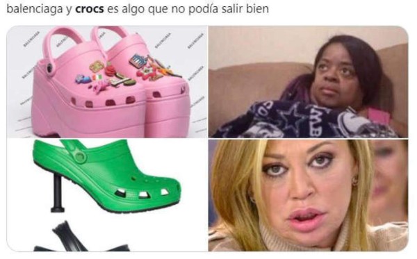 Clones: las nuevas sandalias crocs con tacón que desatan los memes en Internet