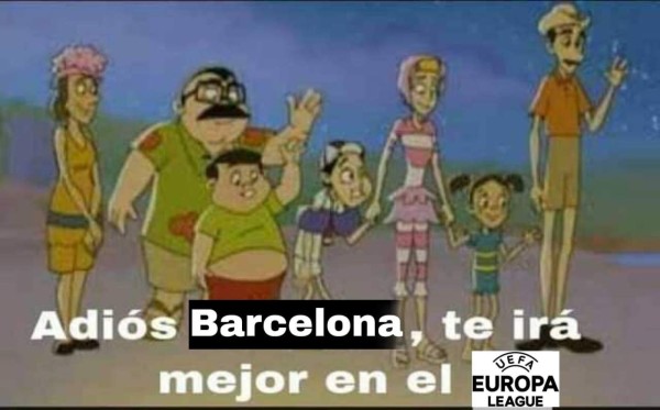 Memes no perdonan al Barcelona tras nueva eliminación de la Champions League