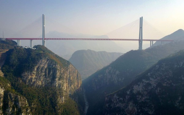 Abre en China el puente más alto del mundo&nbsp;&nbsp;