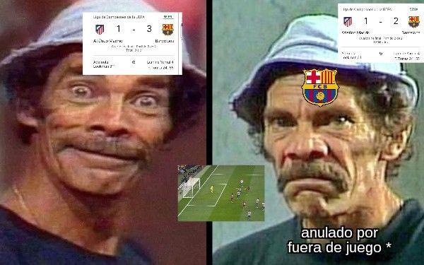 Real Madrid se burla: Los memes tras eliminación del Barcelona por Atlético en Champions League