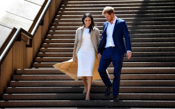 Las primeras imágenes de Meghan Markle tras anunciar embarazo