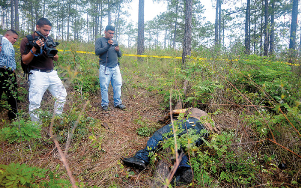 Muerto hallan a mecánico en el norte de la capital de Honduras