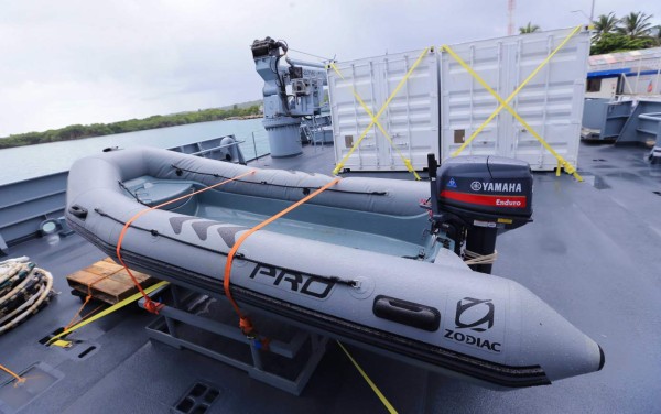 FOTOS: Así es el buque 'Gracias a Dios' que navega en alta mar rumbo a Honduras