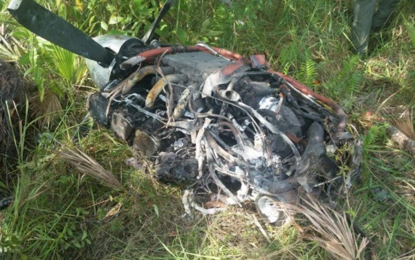 La Mosquitia: Hallan restos de narcoavioneta en Brus Laguna