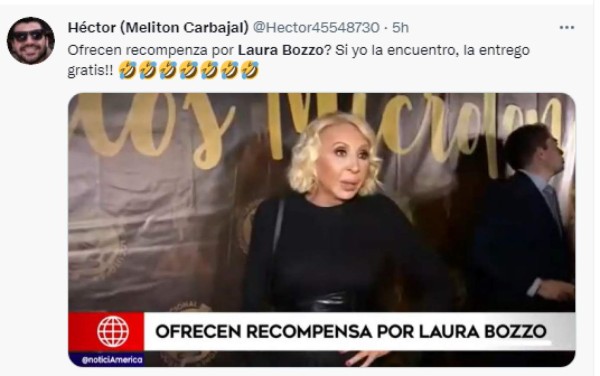 'SI la encuentro, la entrego gratis': Los memes de la orden de captura de Laura Bozzo