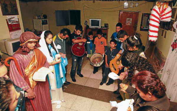 María y José piden posada