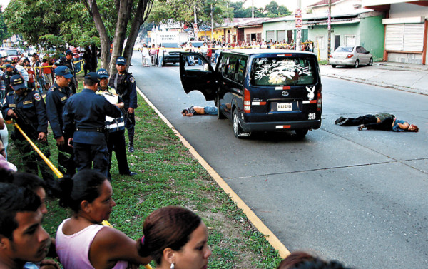 Acribillan a cuatro personas en San Pedro Sula
