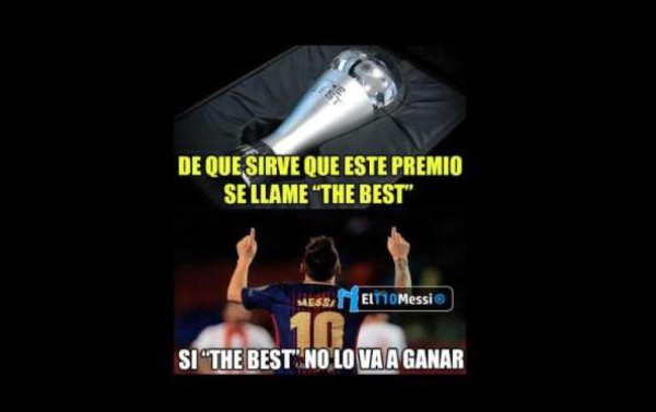 Los mejores memes que dejó la entrega de premios 'The Best' de la FIFA