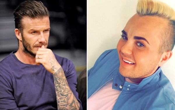 Joven gasta una fortuna por parecerse a David Beckham