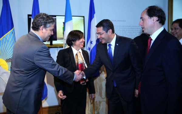 Gobernantes del Triángulo Norte y presidente del BID analizan Plan Alianza&nbsp;&nbsp;